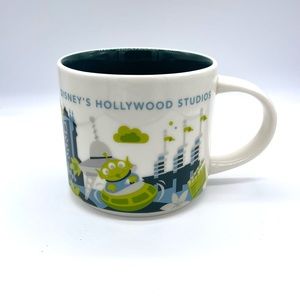 Starbucks V2 You Are Here Disney Parks Hollywood Studios Full Size 14oz Mug New